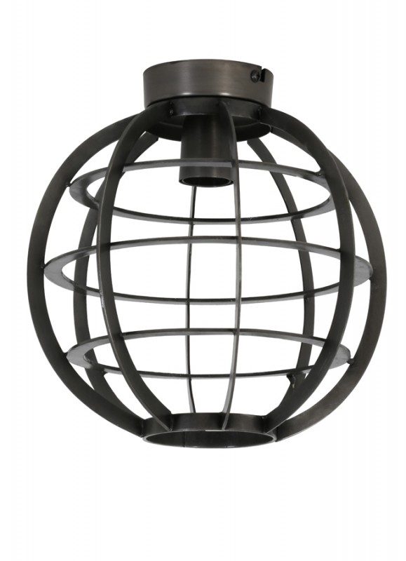 CEILING LAMP BLACK METAL      - HANGING LAMPS